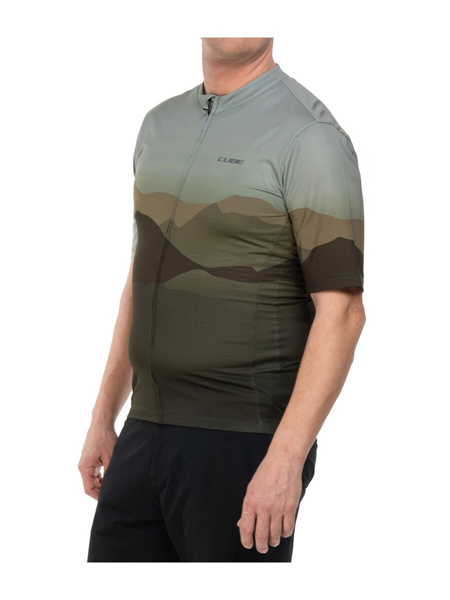 Cube Trikot CMPT Mountain kurzarm, green - Bild 1