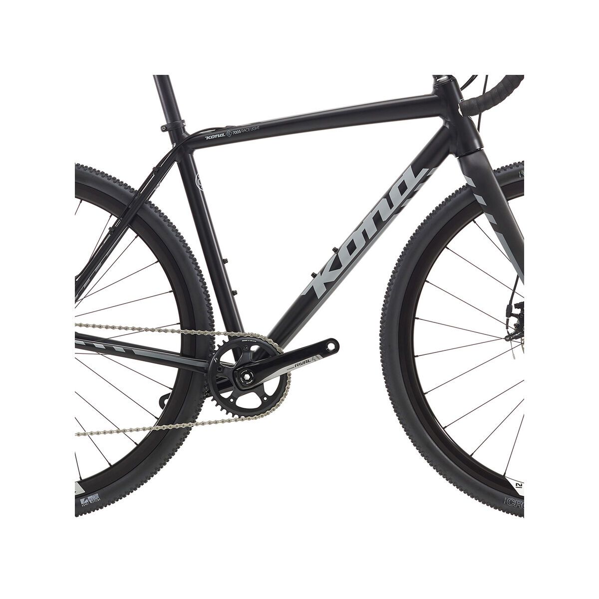 Kona Private Jake, matt black w/ gray & gray-charcoal fade decals - Bild 3