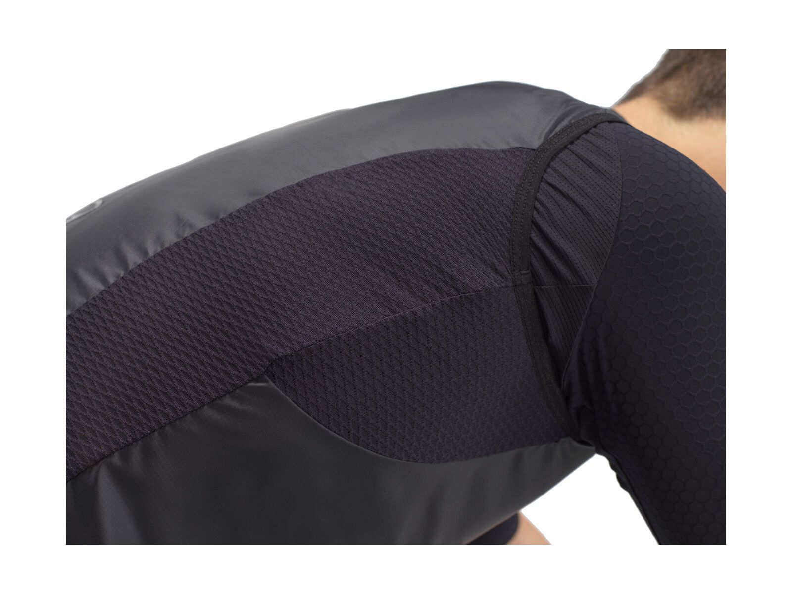 Pinarello Windbreaker Vest Man, black - Bild 6