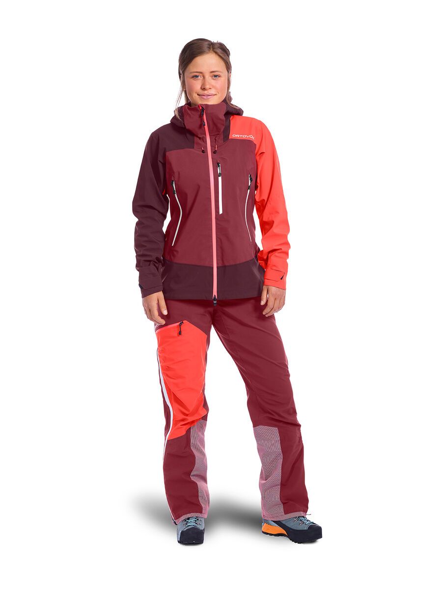 Ortovox Westalpen 3L Jacket W, dark blood - Bild 3