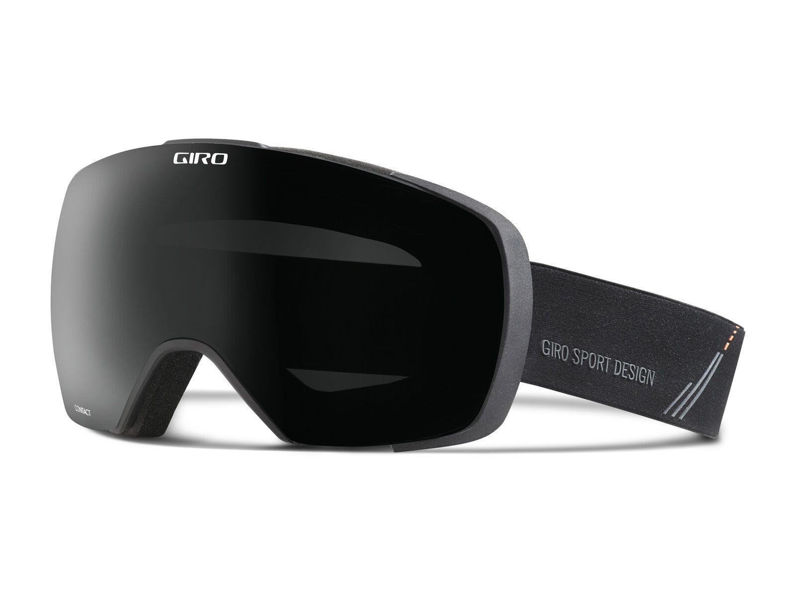 Giro Contact + Spare Lens, black fabricator/black limo+persimmon blaze - Bild 1