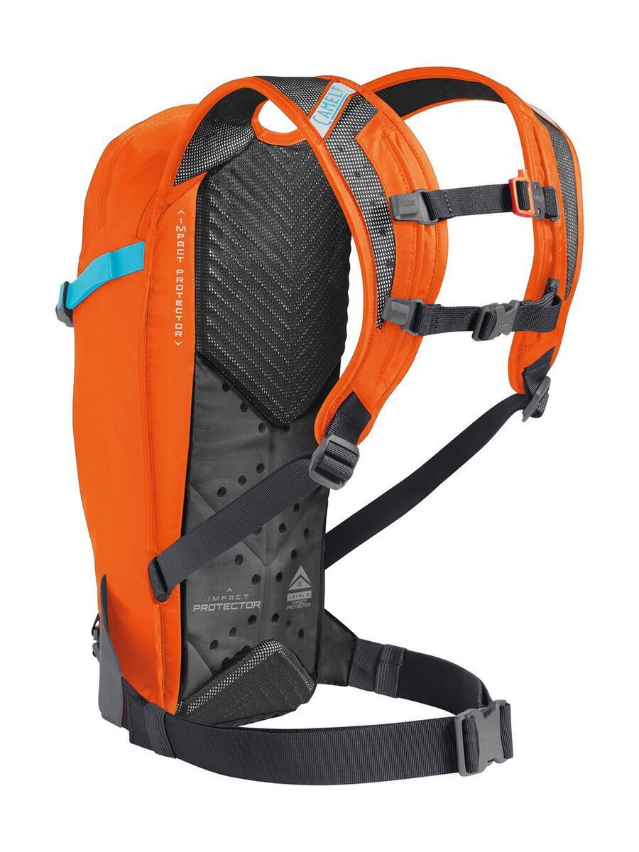 Camelbak T.O.R.O. Protector 8, red orange / charcoal - Bild 2