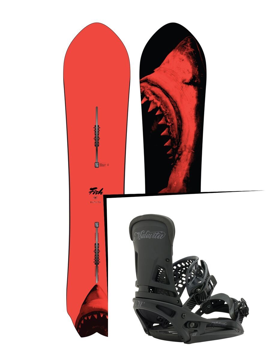 Burton Set: Fish Small 2016 + Burton Malavita EST - Bild 1