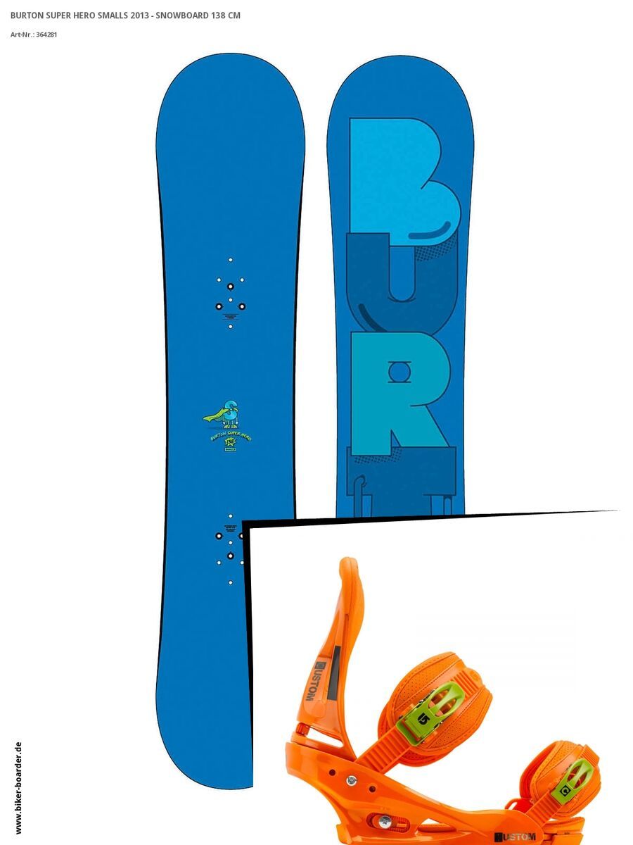 Set: Burton Super Hero Smalls  +  Custom (493885S) - Bild 1
