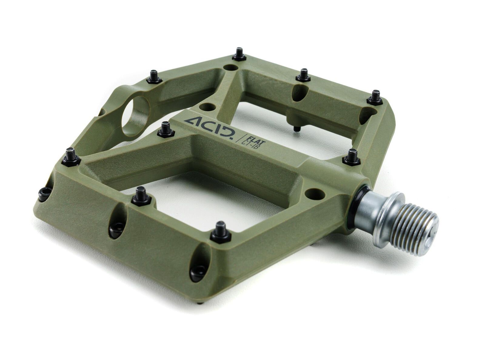 Cube Acid Pedale Flat C1-IB, olive green - Bild 3