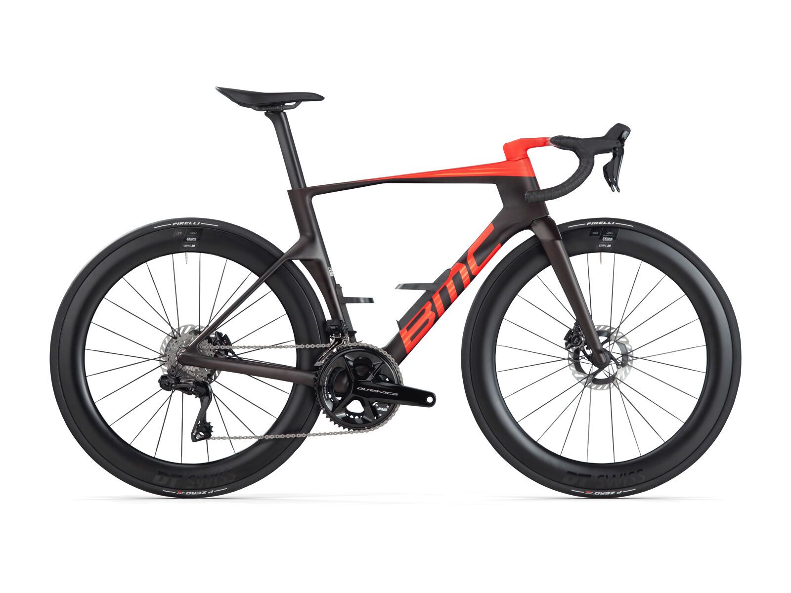 BMC Teammachine R 01 Two, maroon carbon/neon red - Bild 1