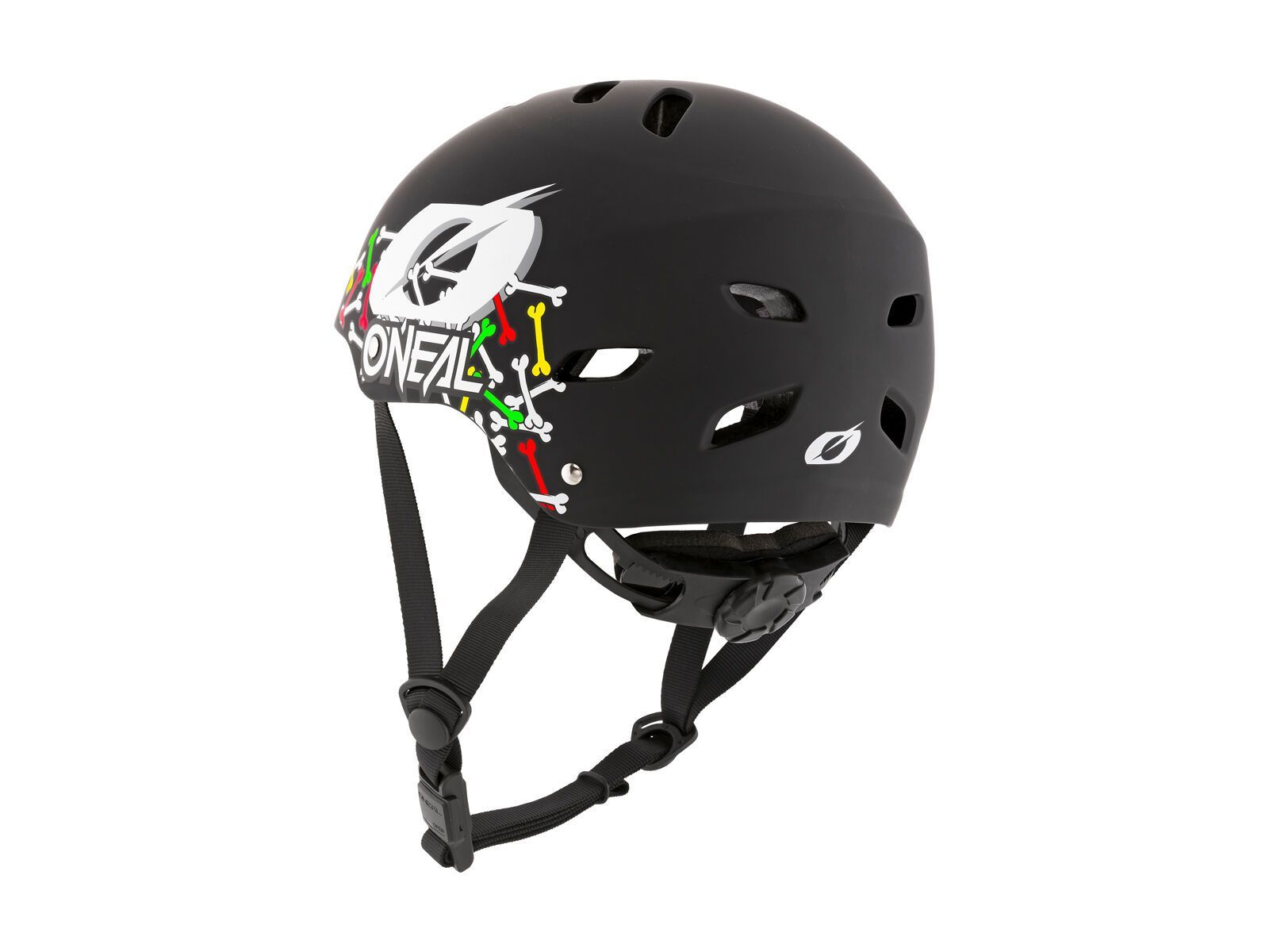 ONeal Dirt Lid Youth Helmet Skulls, black/multi - Bild 4