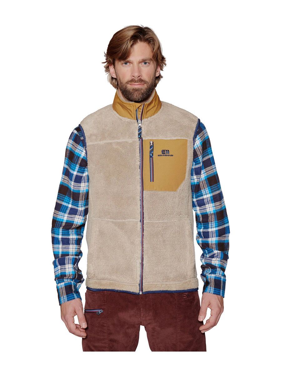 Elevenate Men's Glacier Pile Vest, vintage khaki - Bild 2