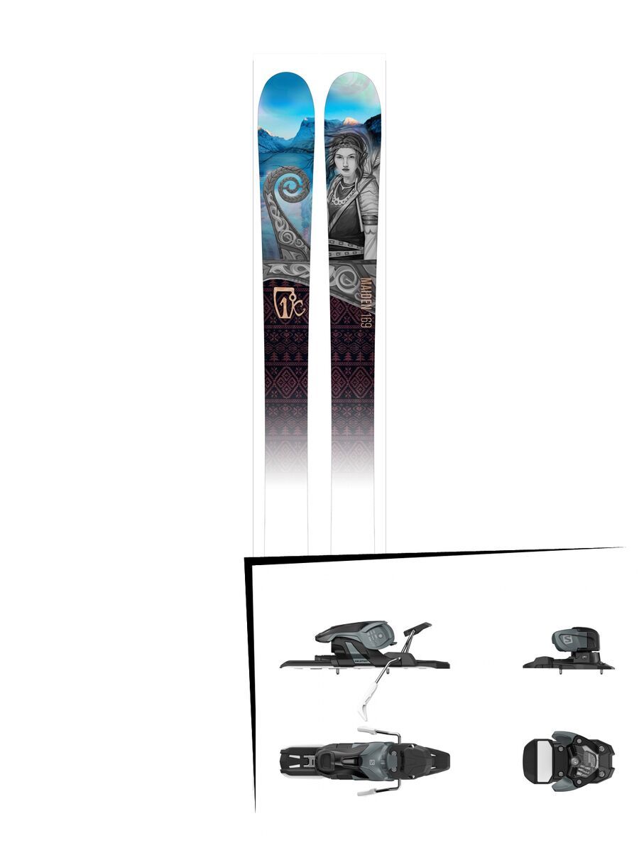 Set: Icelantic Maiden 2016 + Salomon Warden 11 (1706222) - Bild 1