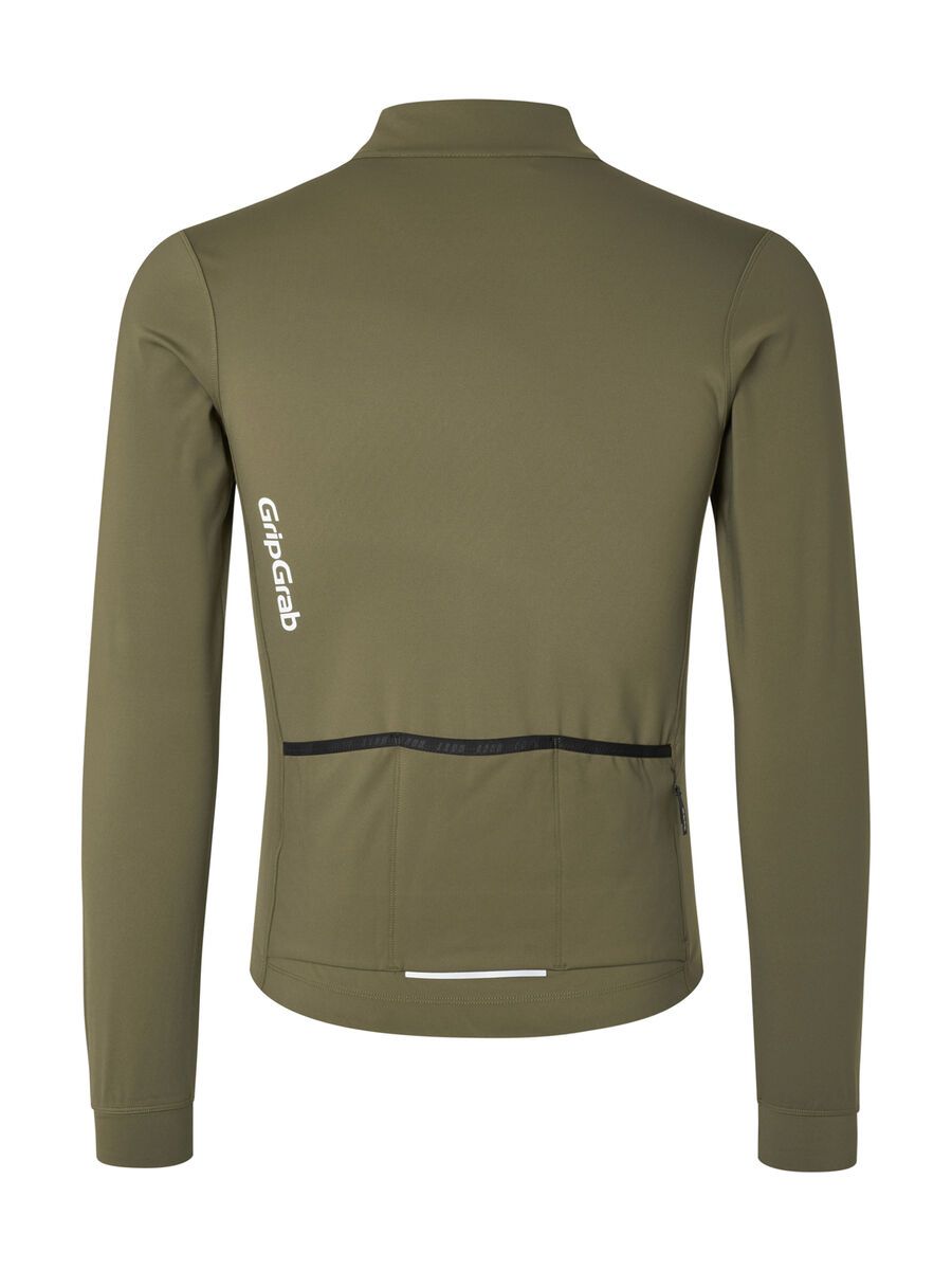 GripGrab RIDE Thermal Long Sleeve Jersey, olive green - Bild 3