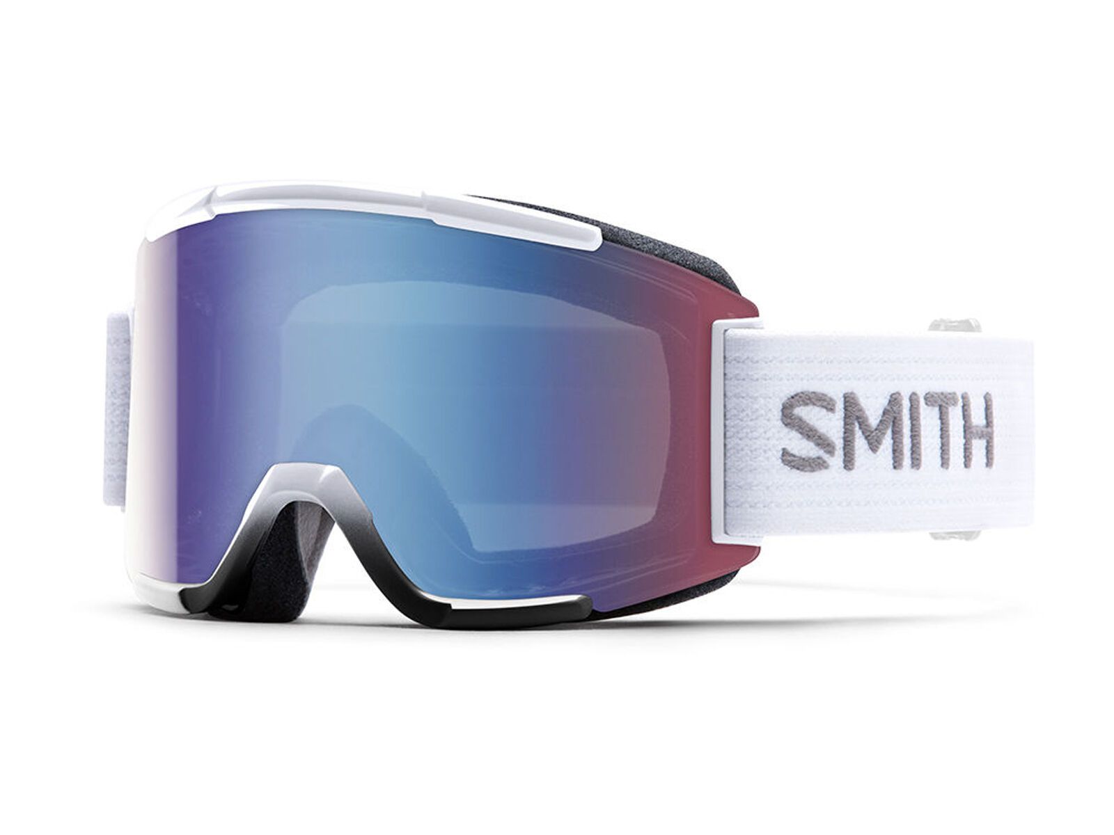 Smith Squad + Spare Lens, white/blue sensor mirror - Bild 1