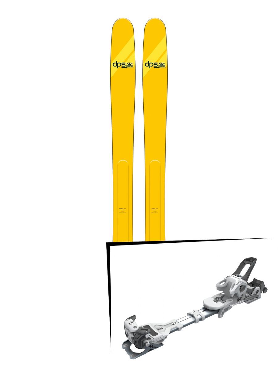 Set: DPS Skis Wailer A112 Alchemist 2018 + Tyrolia Ambition 12 AT solid white black - Bild 1