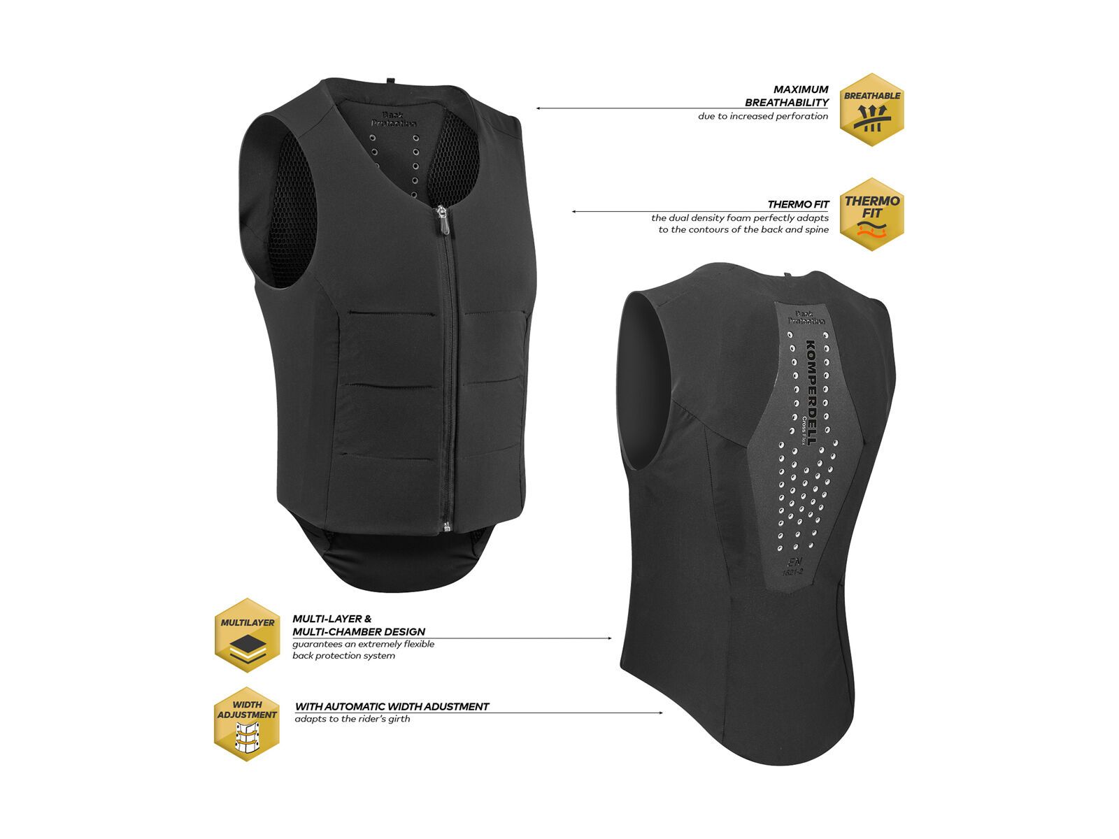 Komperdell Ballistic Flex Fit Men, black/graphite - Bild 4