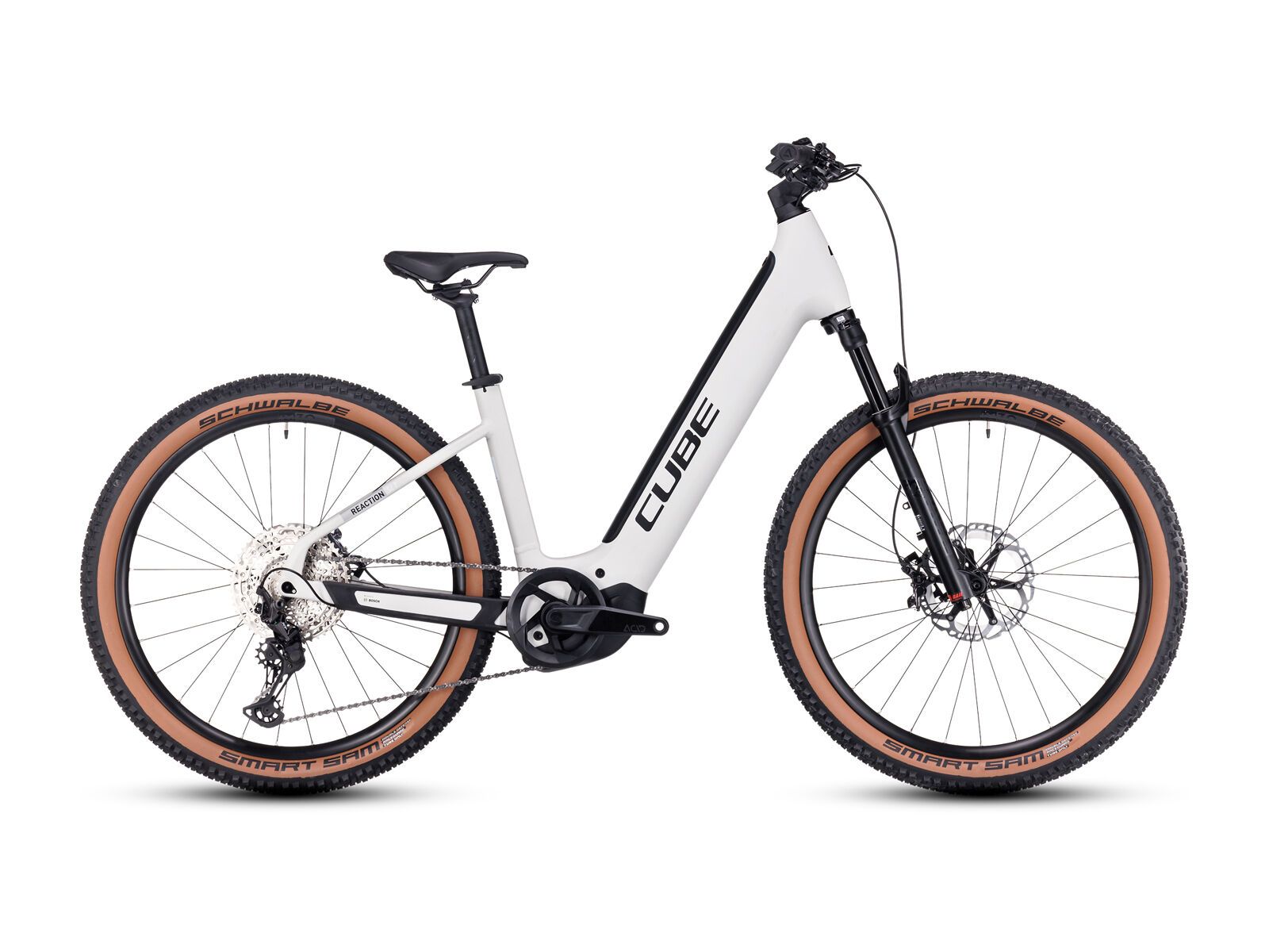 Cube Reaction Hybrid SLT 750 27.5 Easy Entry, silver´n´cream - Bild 1