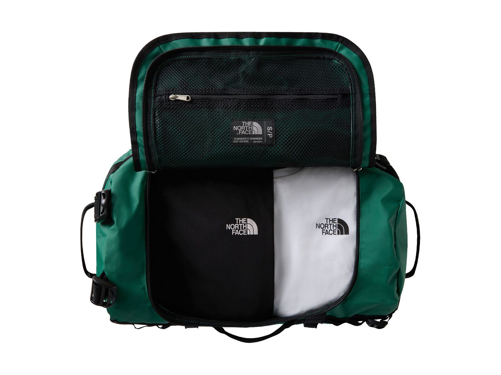 The North Face Base Camp Duffel - S, evergreen/tnf black - Bild 4