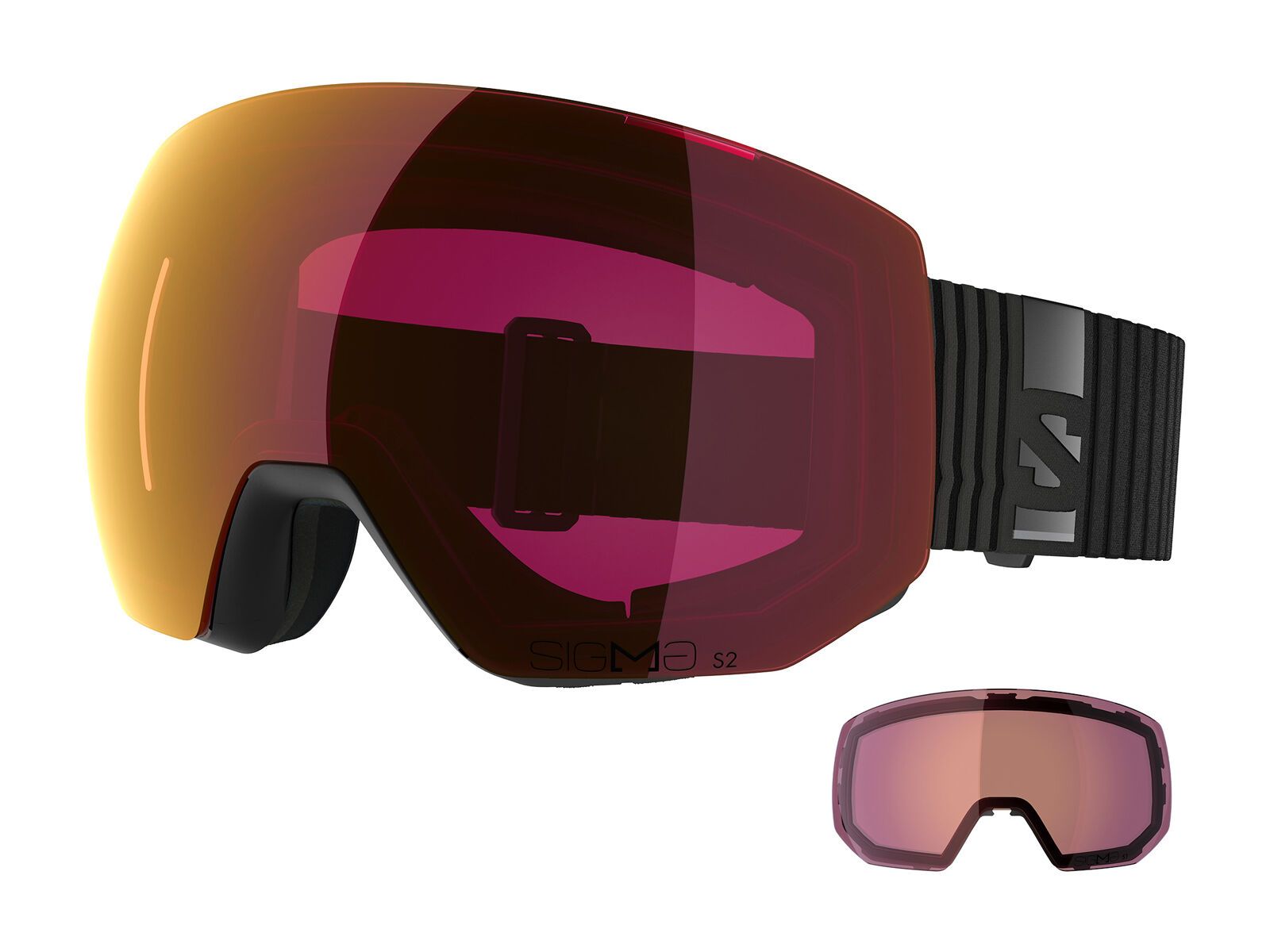 Salomon Radium Pro + WS, Sigma Poppy Red / black - Bild 1