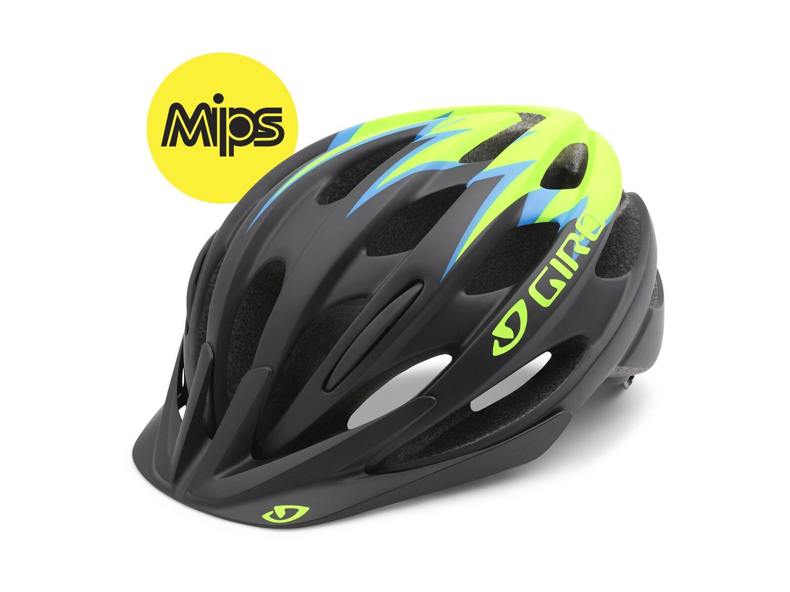 Giro Raze MIPS, matte black lime - Bild 1