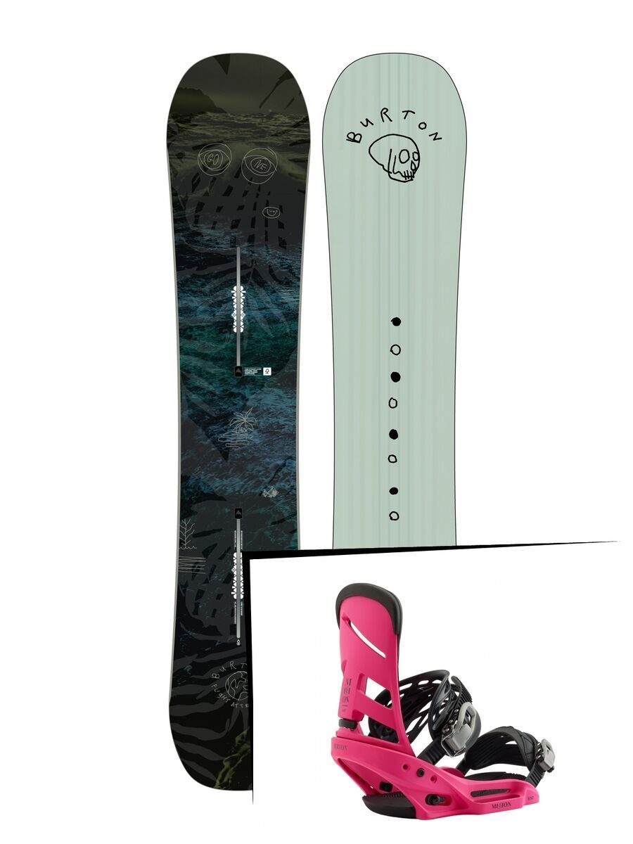 Set: Burton Flight Attendant Wide 2019 + Burton Mission EST pink - Bild 1