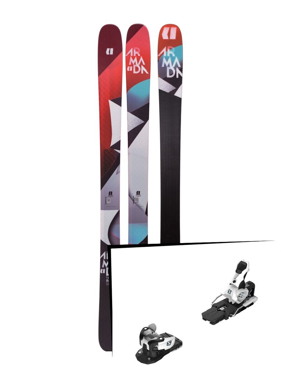 Set: Armada Trace 98 2019 + Salomon Warden MNC 13 white/black - Bild 1