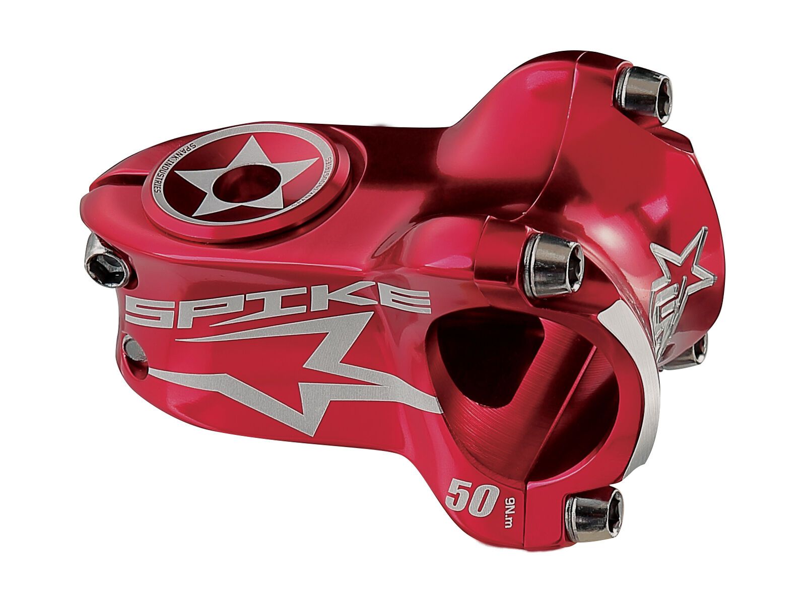 Spank Spike Race Stem, red - Bild 2