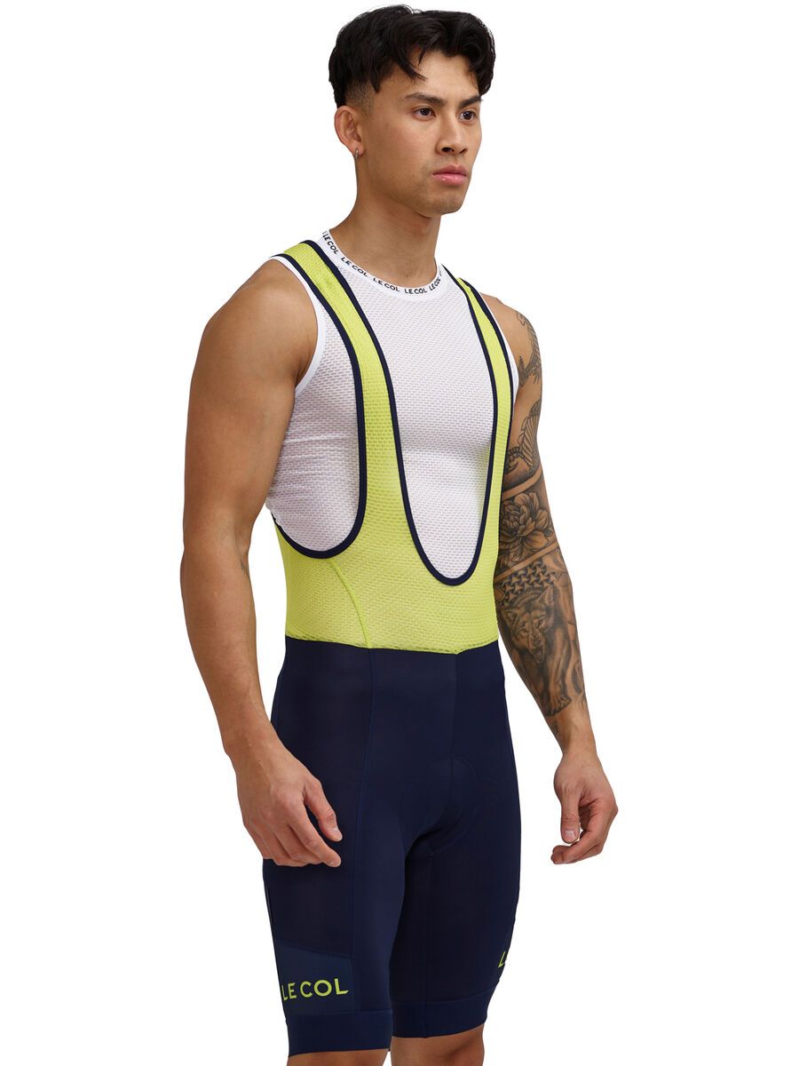 Le Col Sport Bib Shorts II, navy/lime - Bild 5