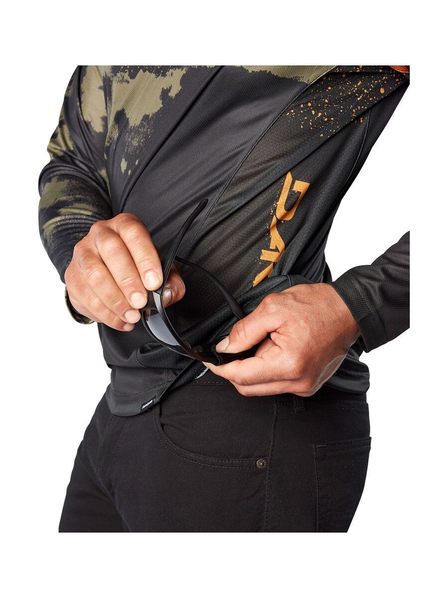 Dakine Thrillium L/S Jersey, dark olive - Bild 5