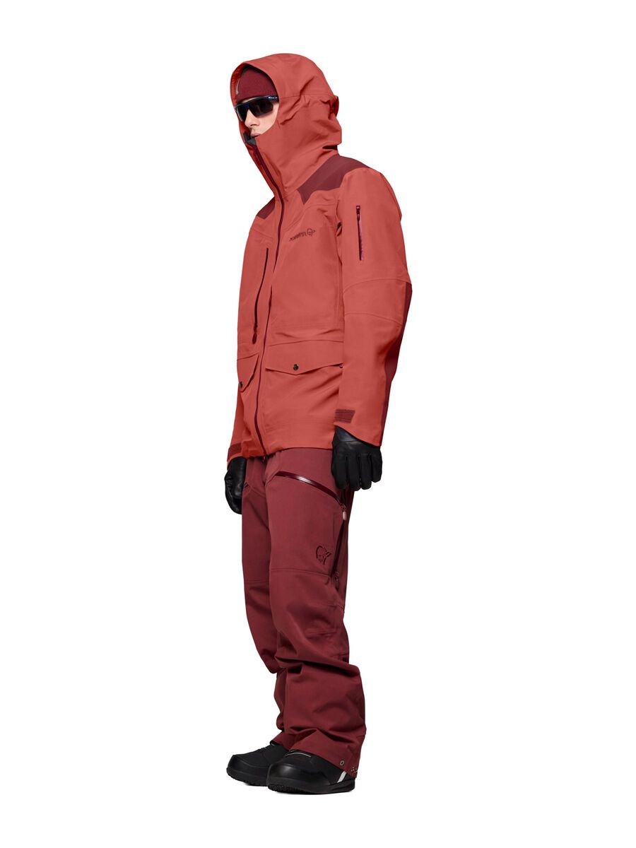 Norrona tamok dri3 Jacket M's, cowhide/port - Bild 6
