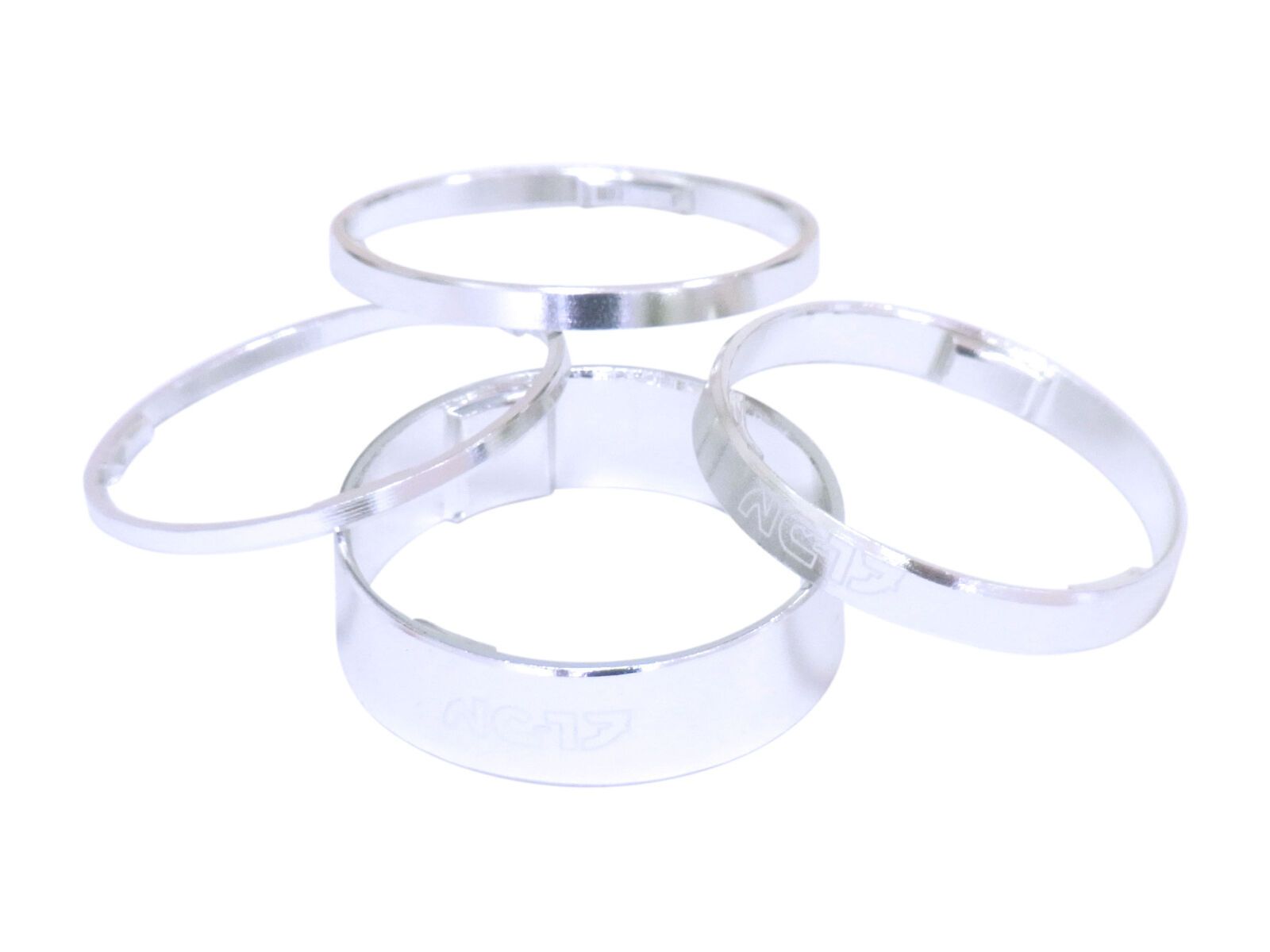 NC-17 1 1/8 Zoll Headset Spacer, silver - Bild 1