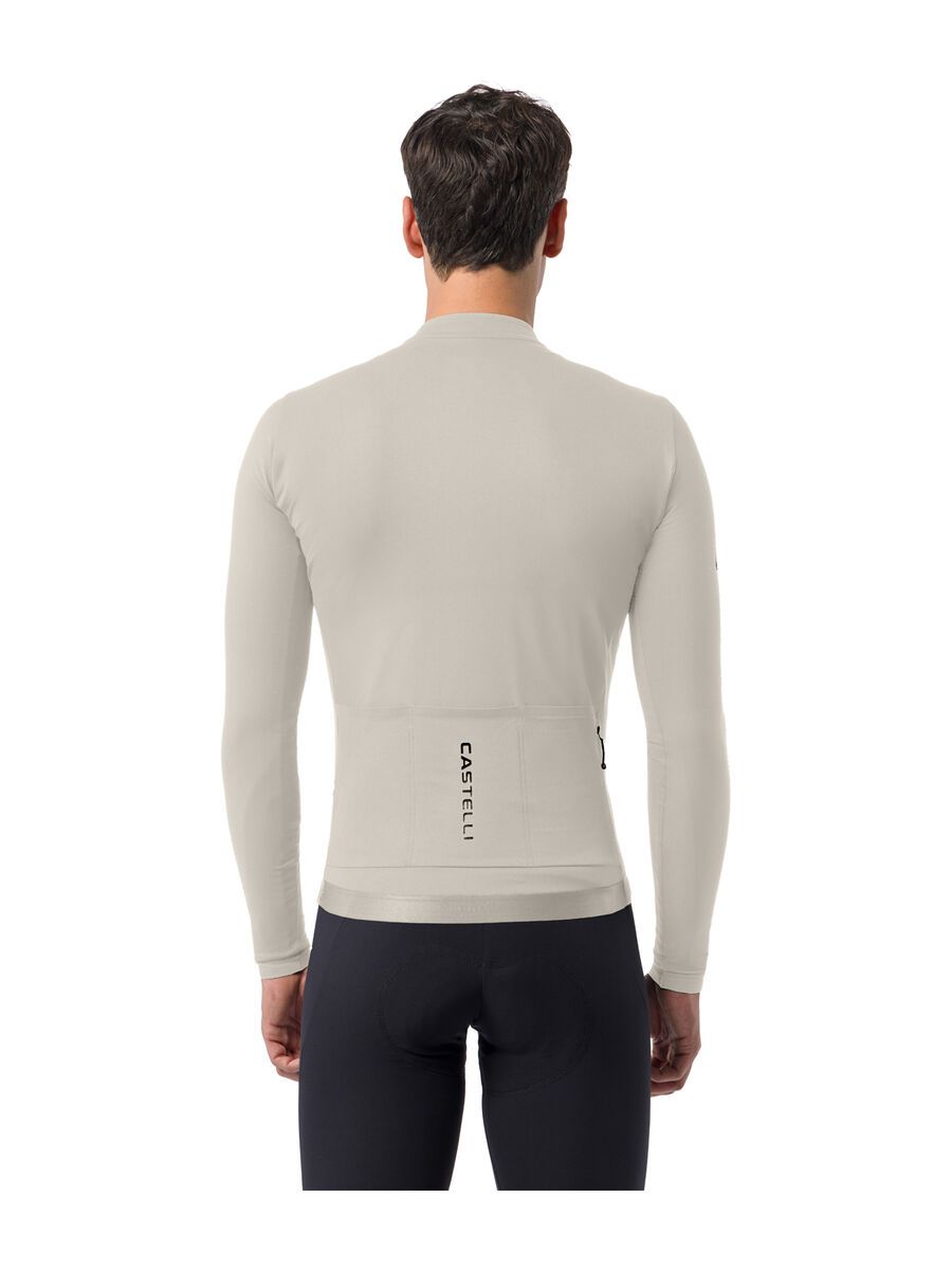 Castelli Thermowoven LS Jersey, silver moon - Bild 3