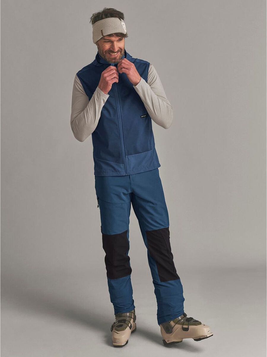 Ortovox Ortler Softshell Plus Vest M, blue nunatak - Bild 3