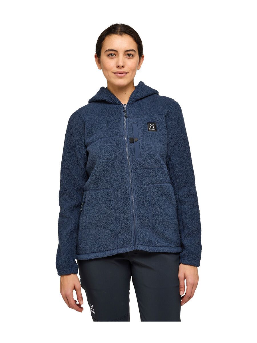 Haglöfs Malung Pile Hood Women, tarn blue - Bild 6