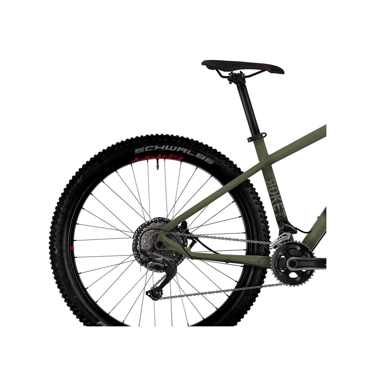 Ghost Roket 5 AL, army green/night black/riot red - Bild 5