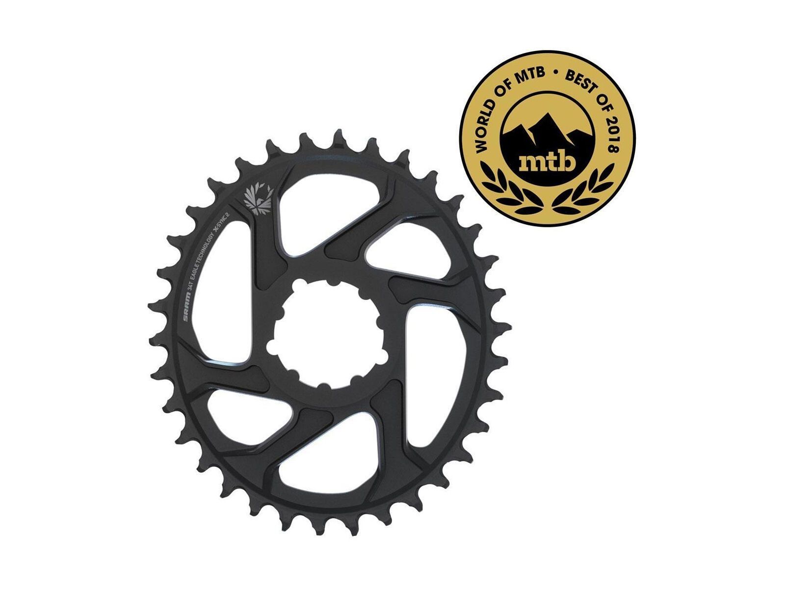 SRAM Eagle X-Sync 2 Kettenblatt Oval - 3 mm Offset / Boost - Bild 2