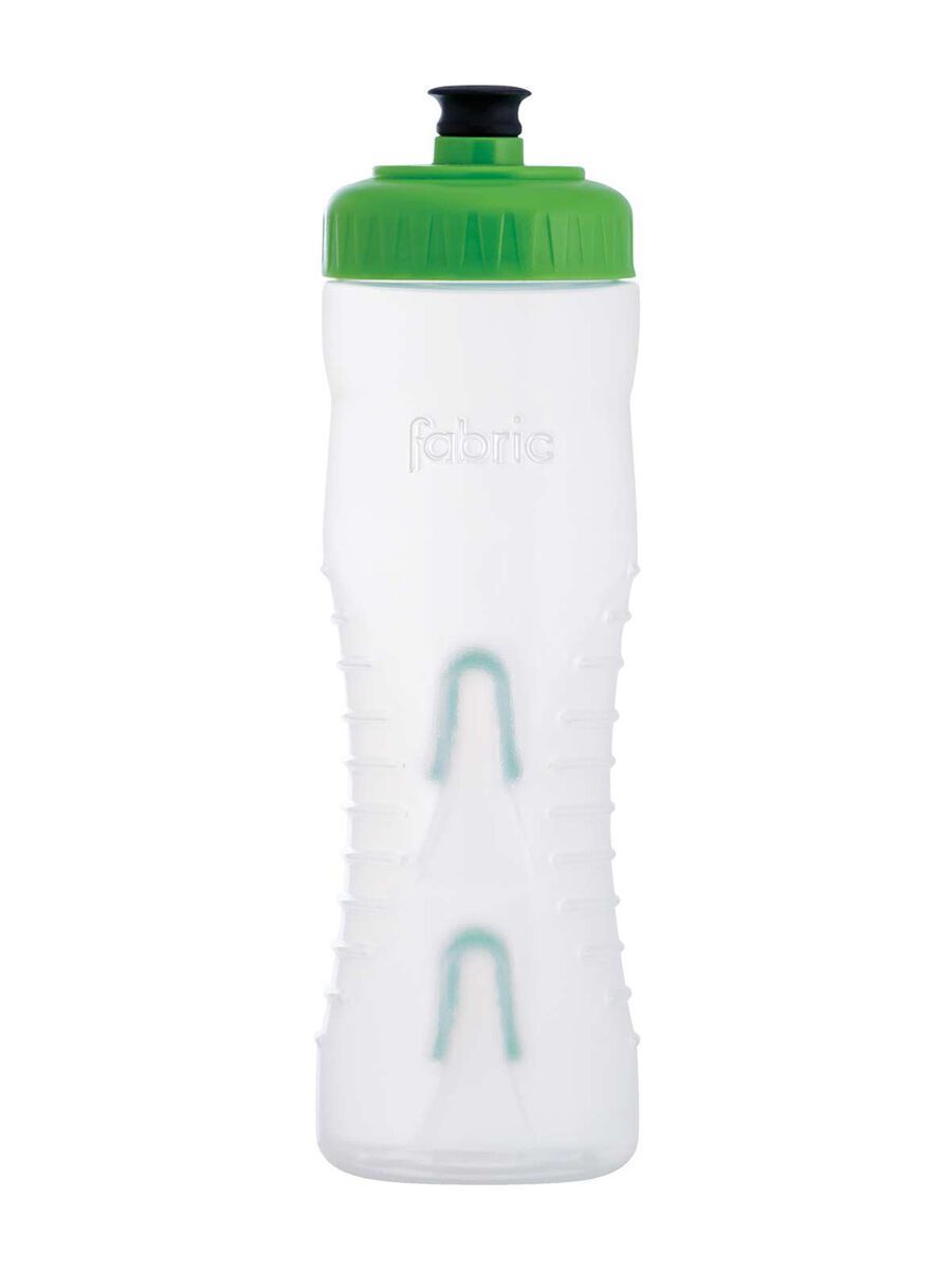 Fabric Cageless Waterbottle 750 ml, clear/green - Bild 1