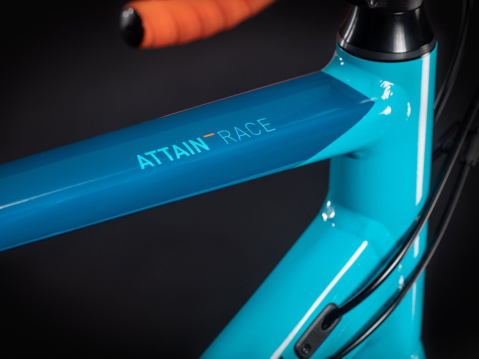 Cube Attain Race, petrol´n´orange - Bild 2