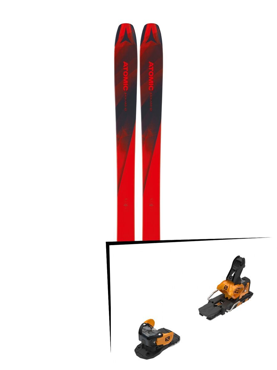 Set: Atomic Backland 107 2019 + Salomon Warden MNC 13 saffron/black - Bild 1