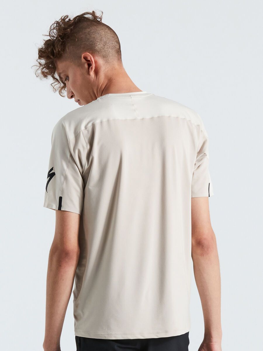 Specialized Men's Trail Air Short Sleeve Jersey, white mountains - Bild 3