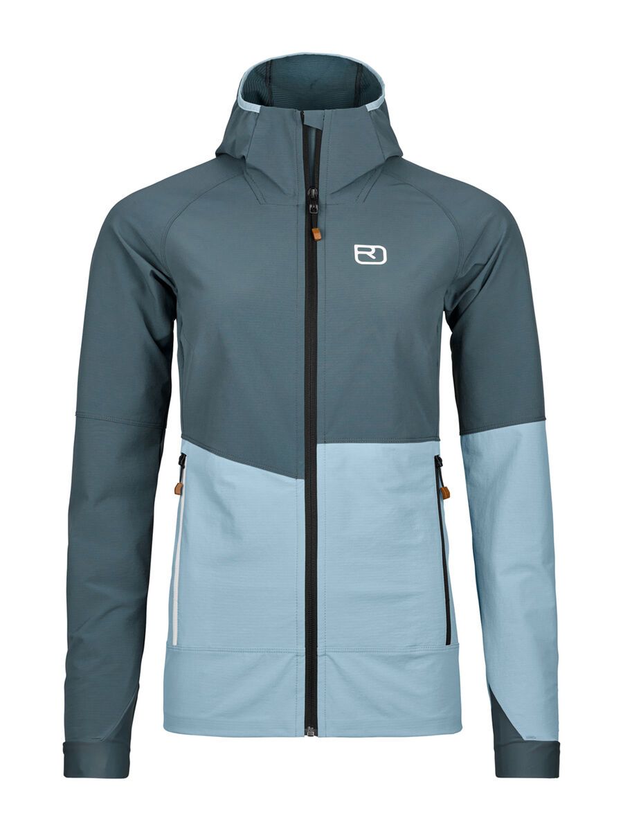 Ortovox Merino Airsolation Punta Berrino Hooded Jacket W, dark arctic grey - Bild 1