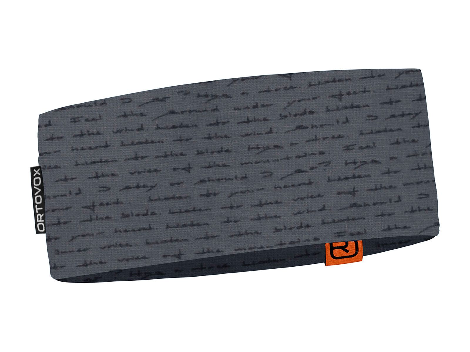 Ortovox 120 Tec Print Headband, black steel - Bild 1