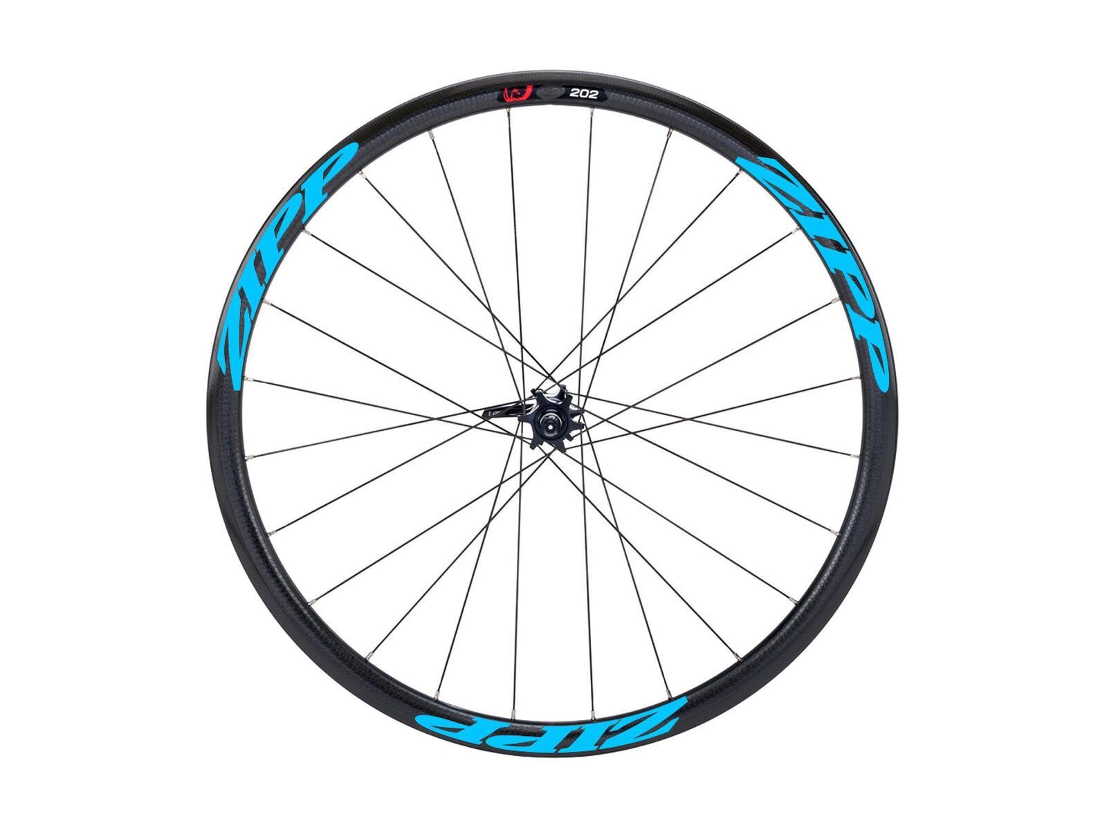 Zipp 202 Firecrest Carbon Clincher Disc-brake, schwarz/blau - Bild 1