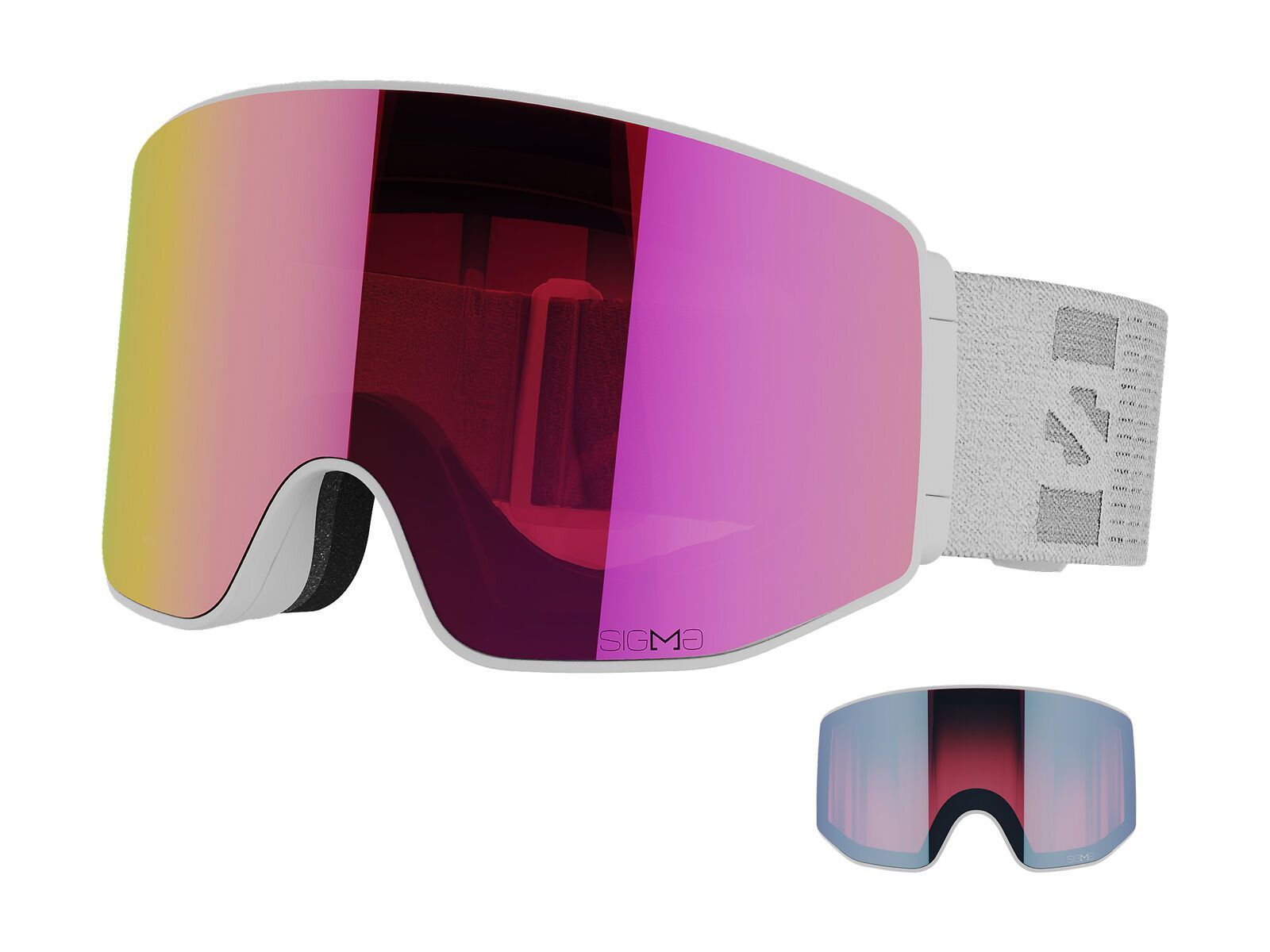 Salomon Sentry Prime Sigma - Poppy Red, white - Bild 1