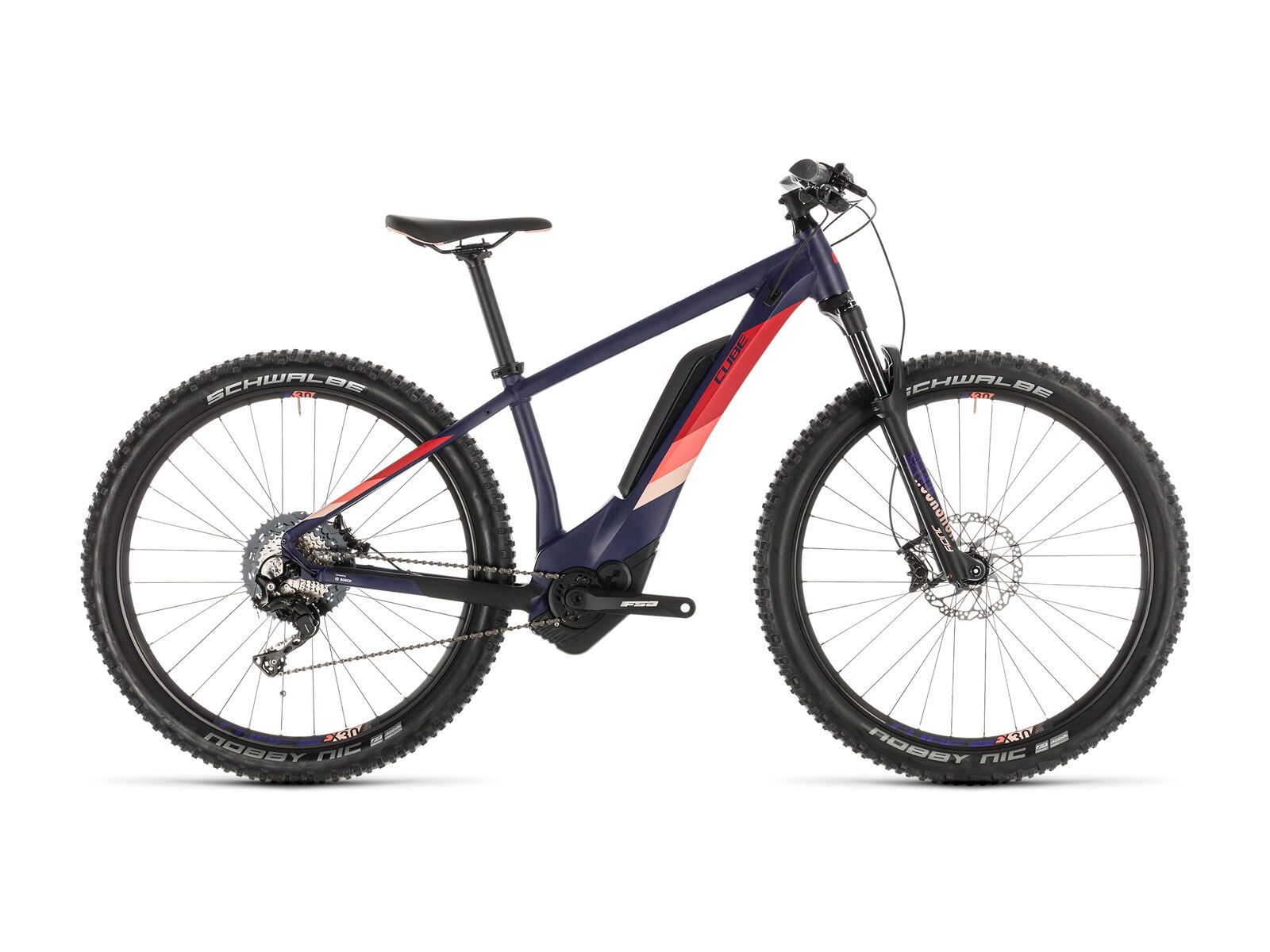 Cube Access Hybrid Race 500 27.5, darkviolet´n´rose - Bild 1