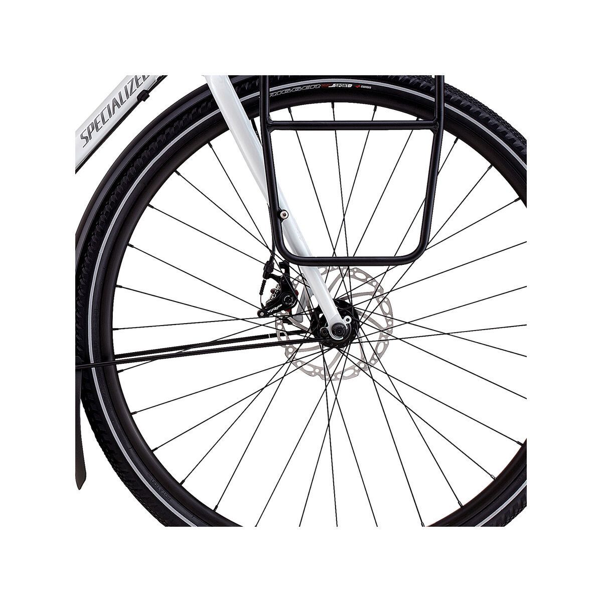 Specialized Awol Elite, gloss dirty reflective white/satin sterling/blue ano - Bild 2