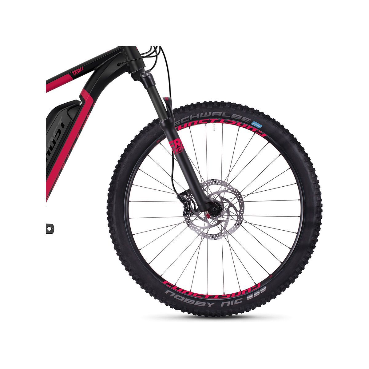 Ghost Hybride Teru B5.7+ W AL, night black/neon pink - Bild 2