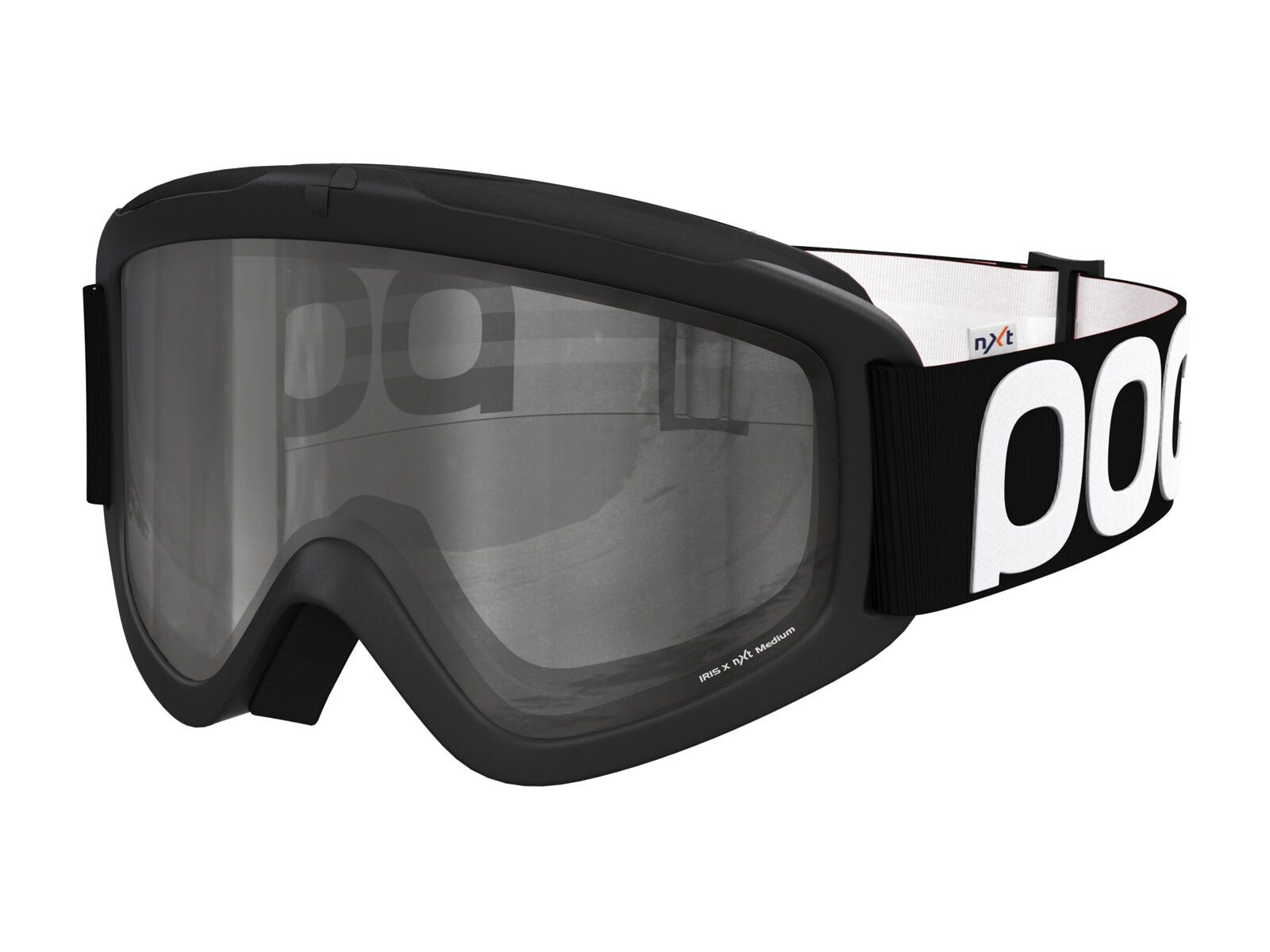 POC Iris X Black NXT Photo, black/Lens: brown silver mirror - Bild 1