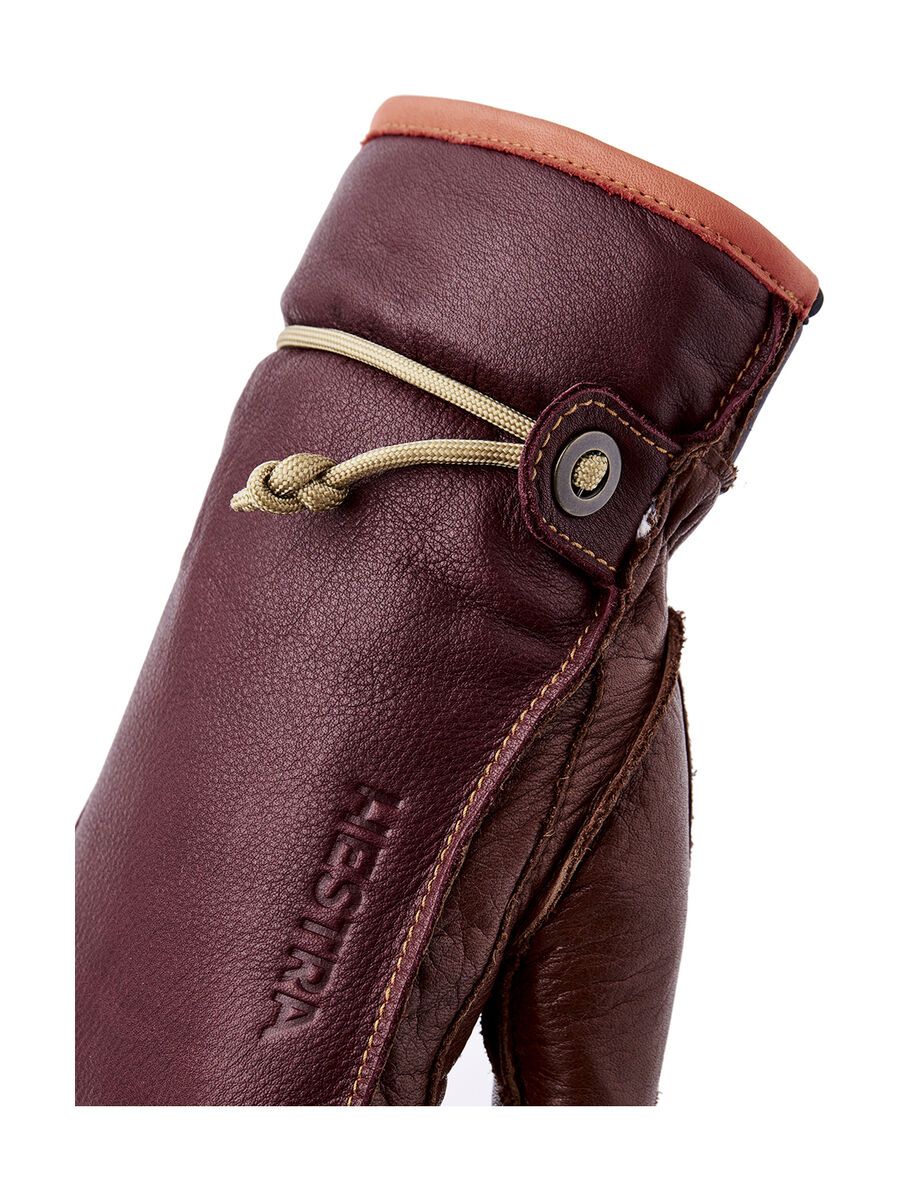 Hestra Wakayama Mitt, bordeaux/brown - Bild 4
