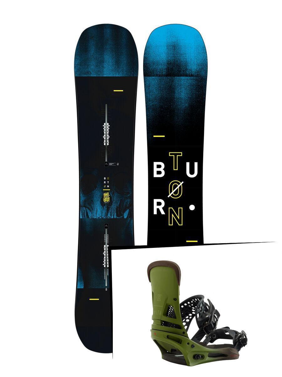 Set: Burton Instigator 2019 + Burton Malavita camp on green - Bild 1