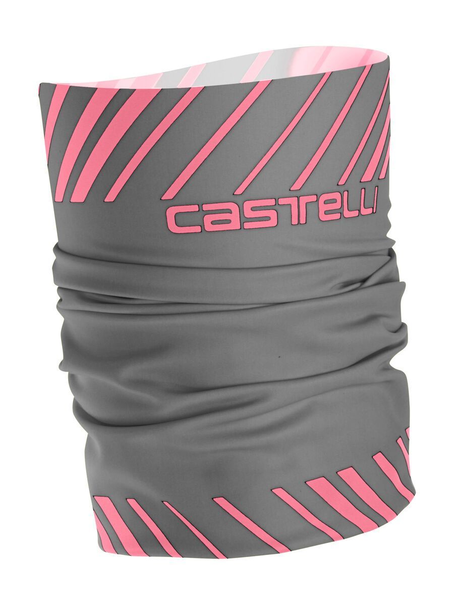 Castelli Arrivo 3 Thermo Head Thingy, dark gray/giro pink - Bild 1