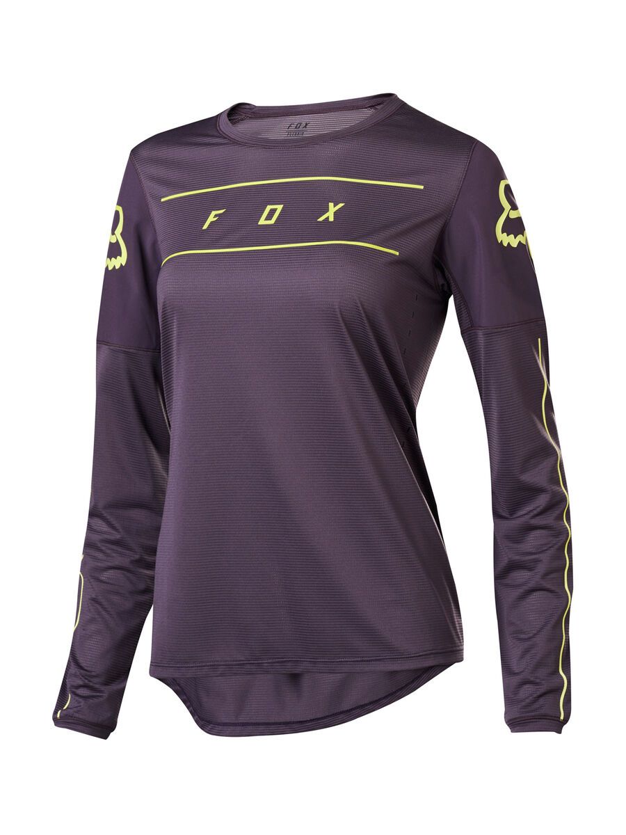 Fox Womens Flexair LS Jersey, dark purple - Bild 1