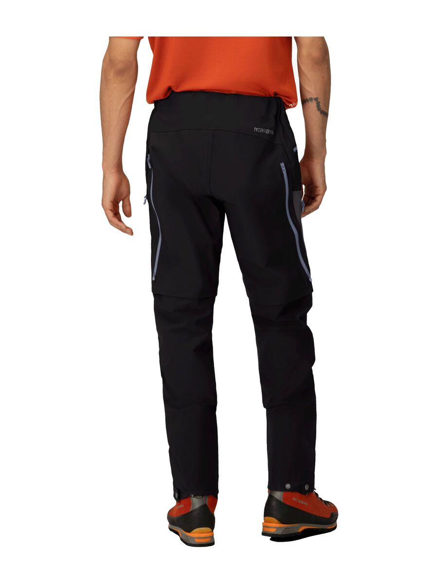 Norrona trollveggen flex1 Zip-off Pants M's, caviar - Bild 6